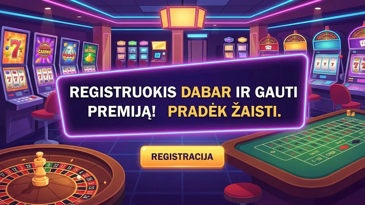 Registracija su bonusu